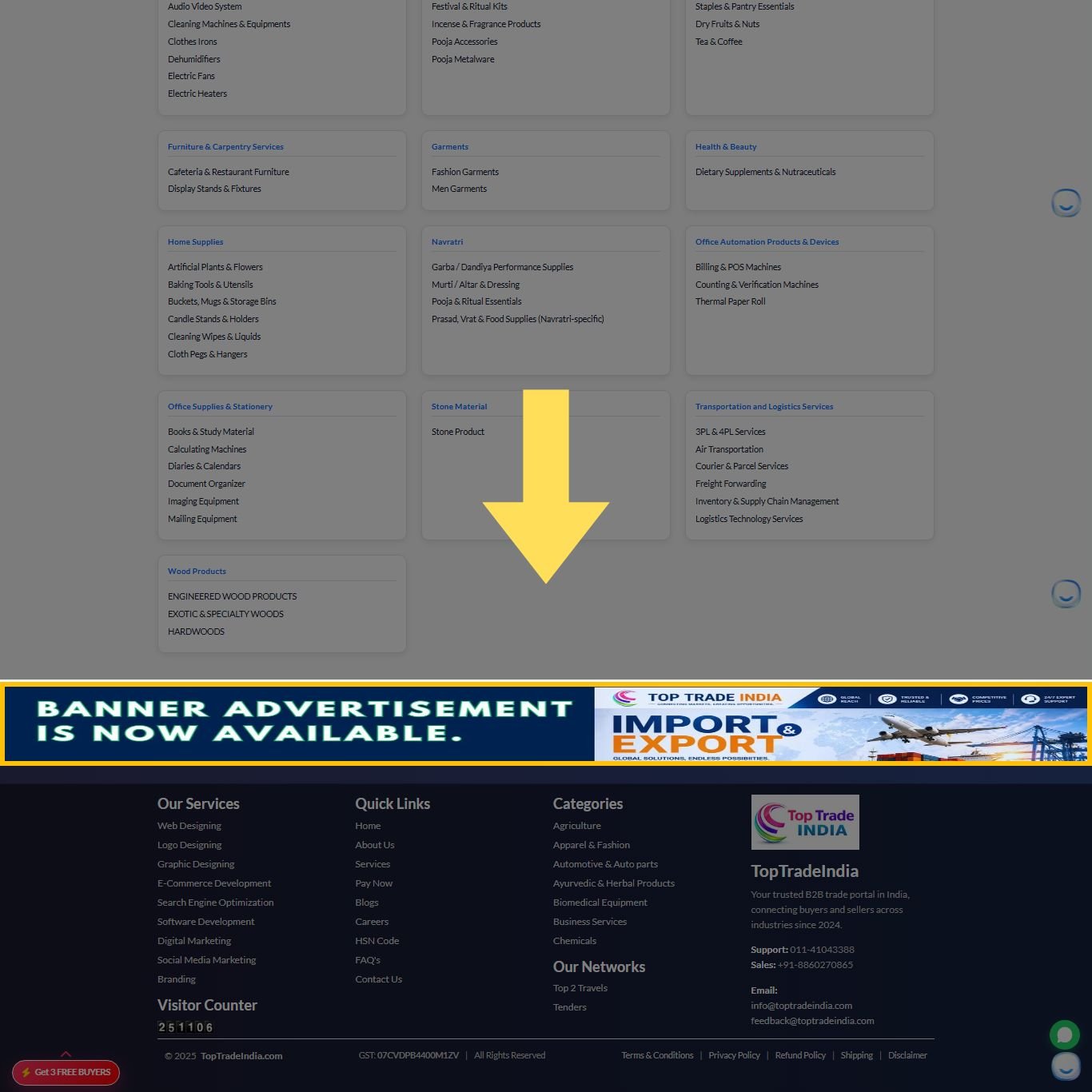 Footer Banner