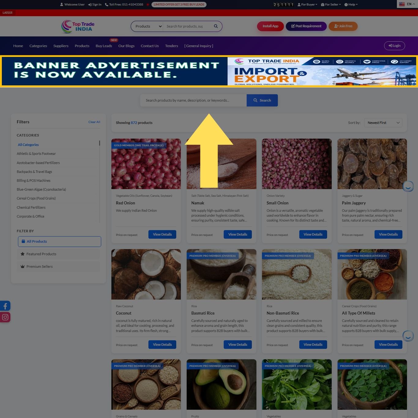Product Banner