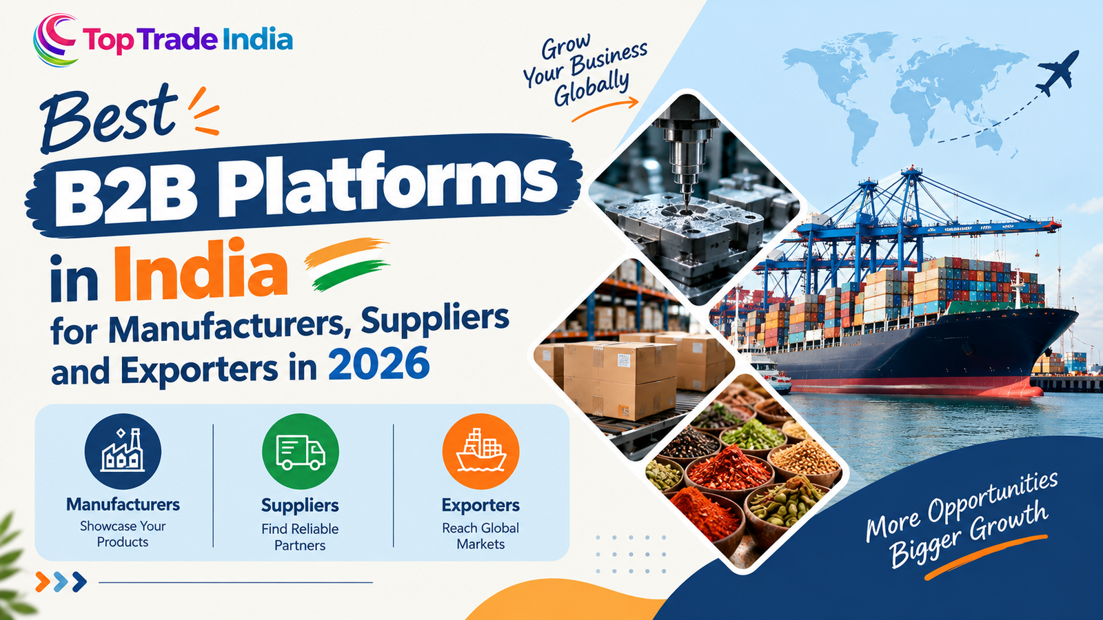 Best B2B Platforms in India for Manufacturers, Suppliers and Exporters in 2026