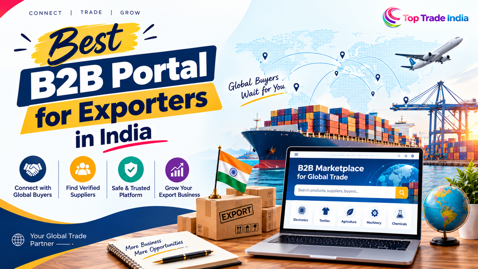 Best B2B Portal for Exporters in India | Top Trade India