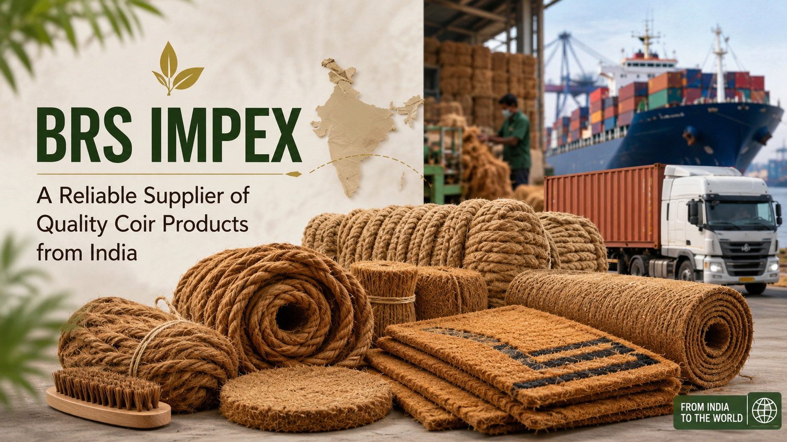 BRS IMPEX – A Reliable Supplier of Quality Coir Products from India