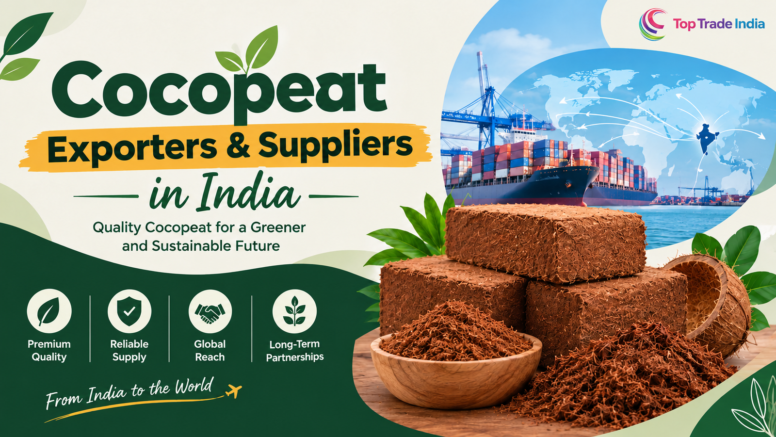 Cocopeat Exporters & Suppliers in India- Top Trade India