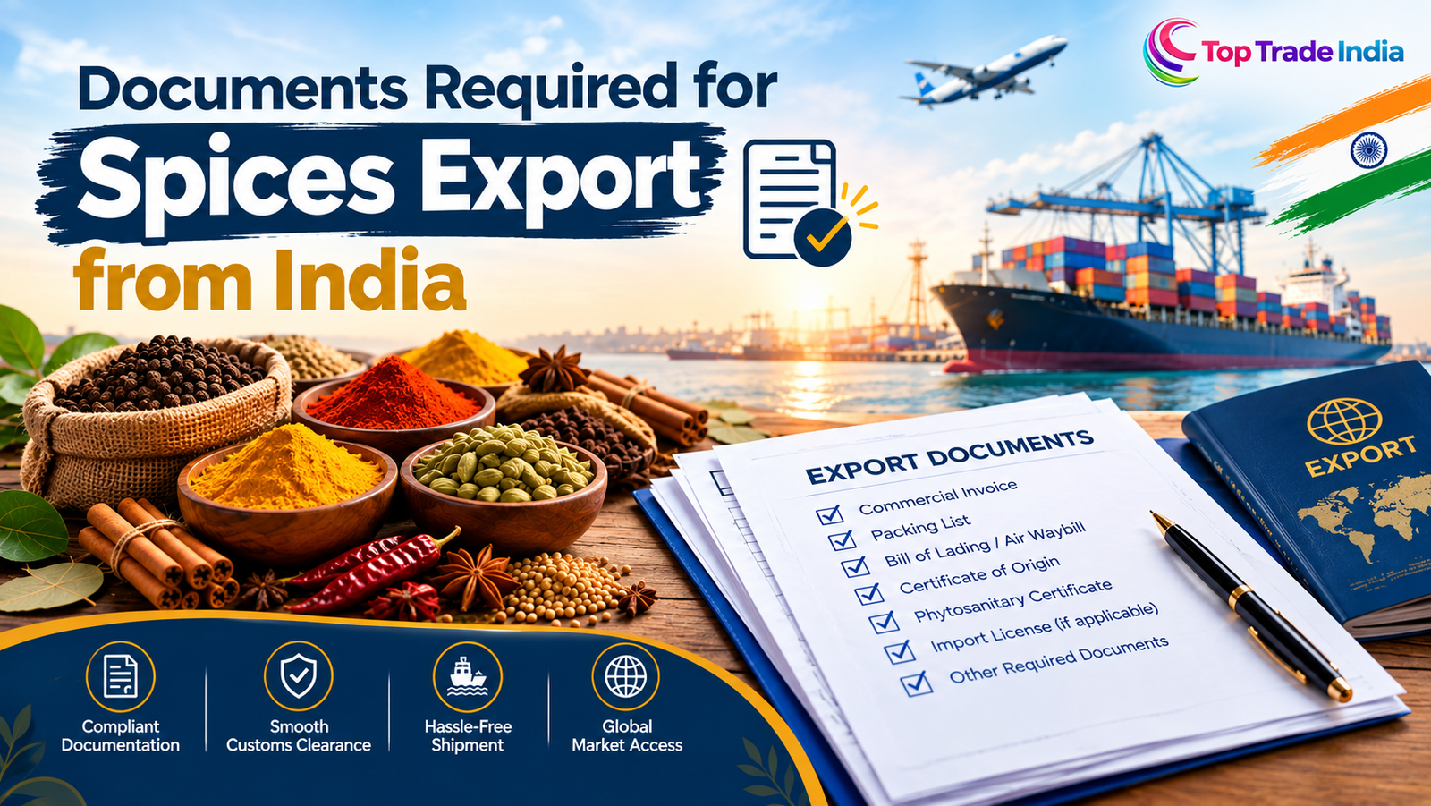 Documents Required for Spices Export from India: Complete Guide 2026