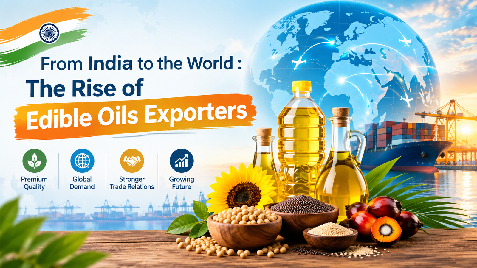 From India to the World : The Rise of edible oils exporters