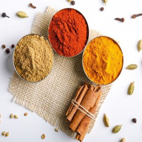 Ground Spices (Turmeric, Chili Powder, Cumin Powder)