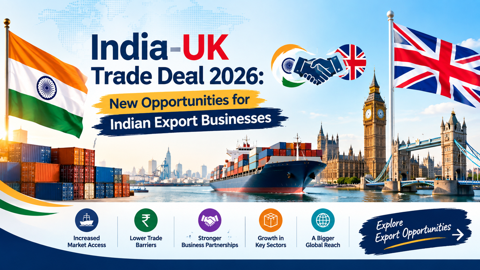 India-UK Trade Deal 2026: New Opportunities for Indian Export Businesses