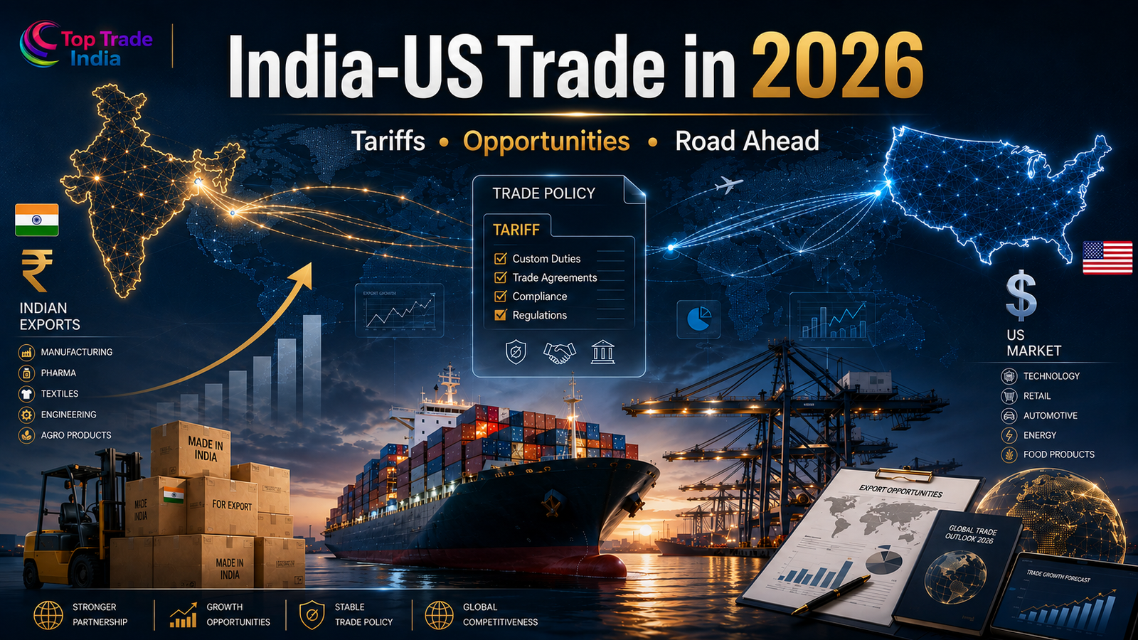 India-US Trade in 2026: Tariffs, Opportunities and the Road Ahead for Exporters