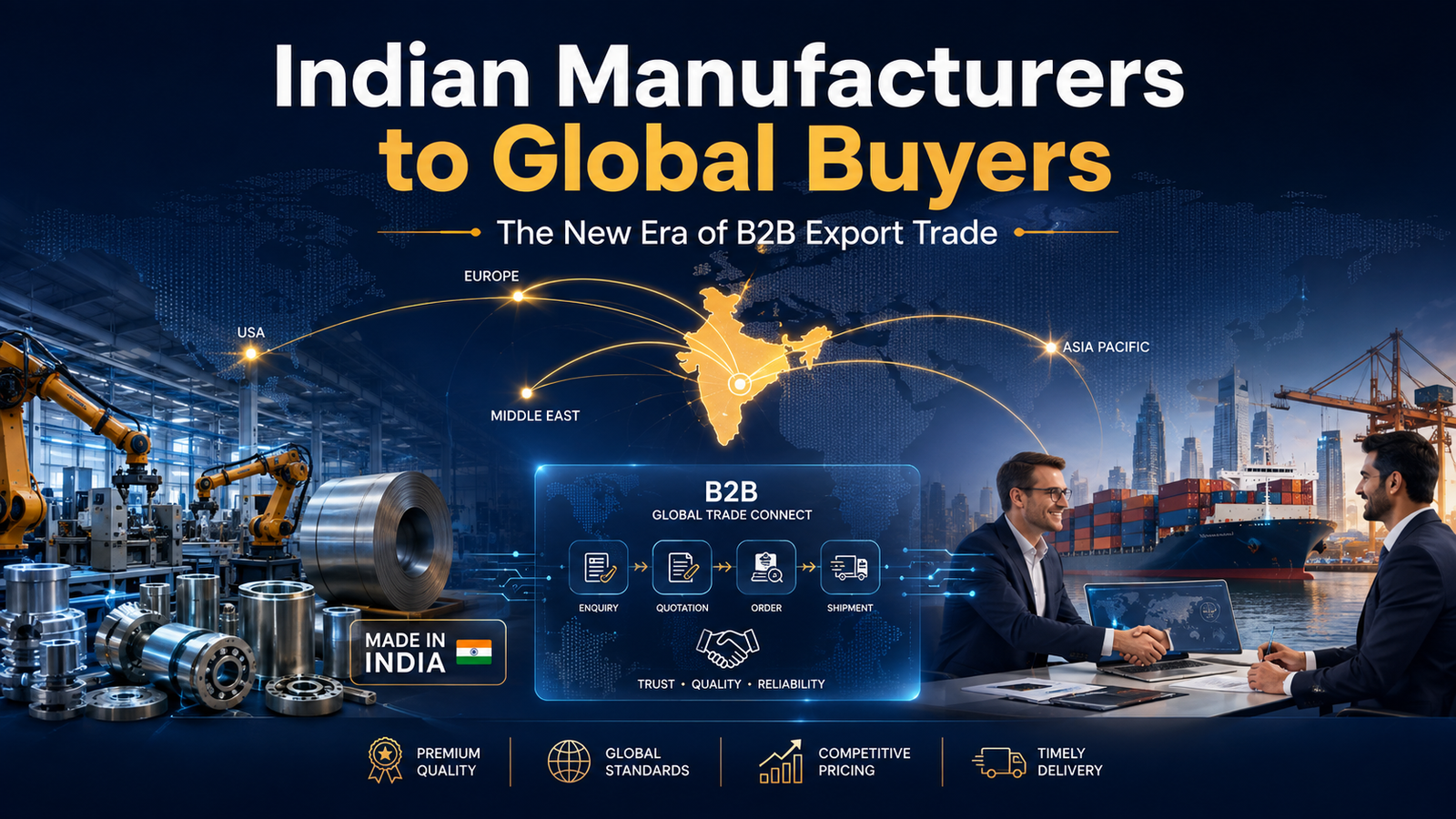 Indian Manufacturers to Global Buyers: The New Era of B2B Export Trade