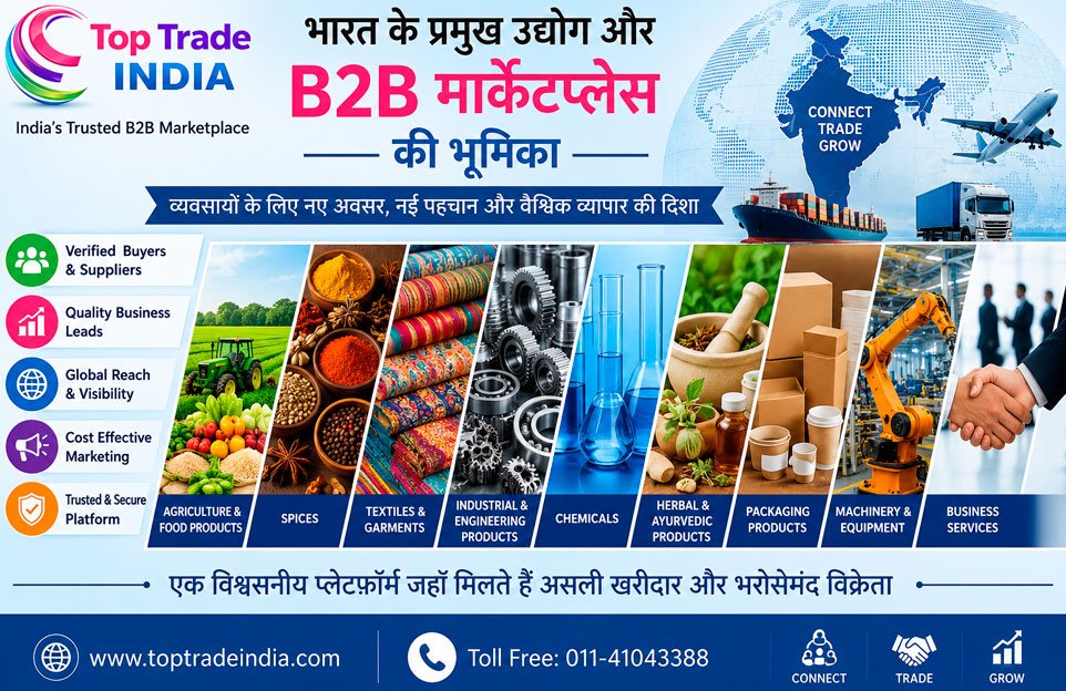 India's Key Industries and the Role of B2B Marketplaces: New Opportunities for Businesses