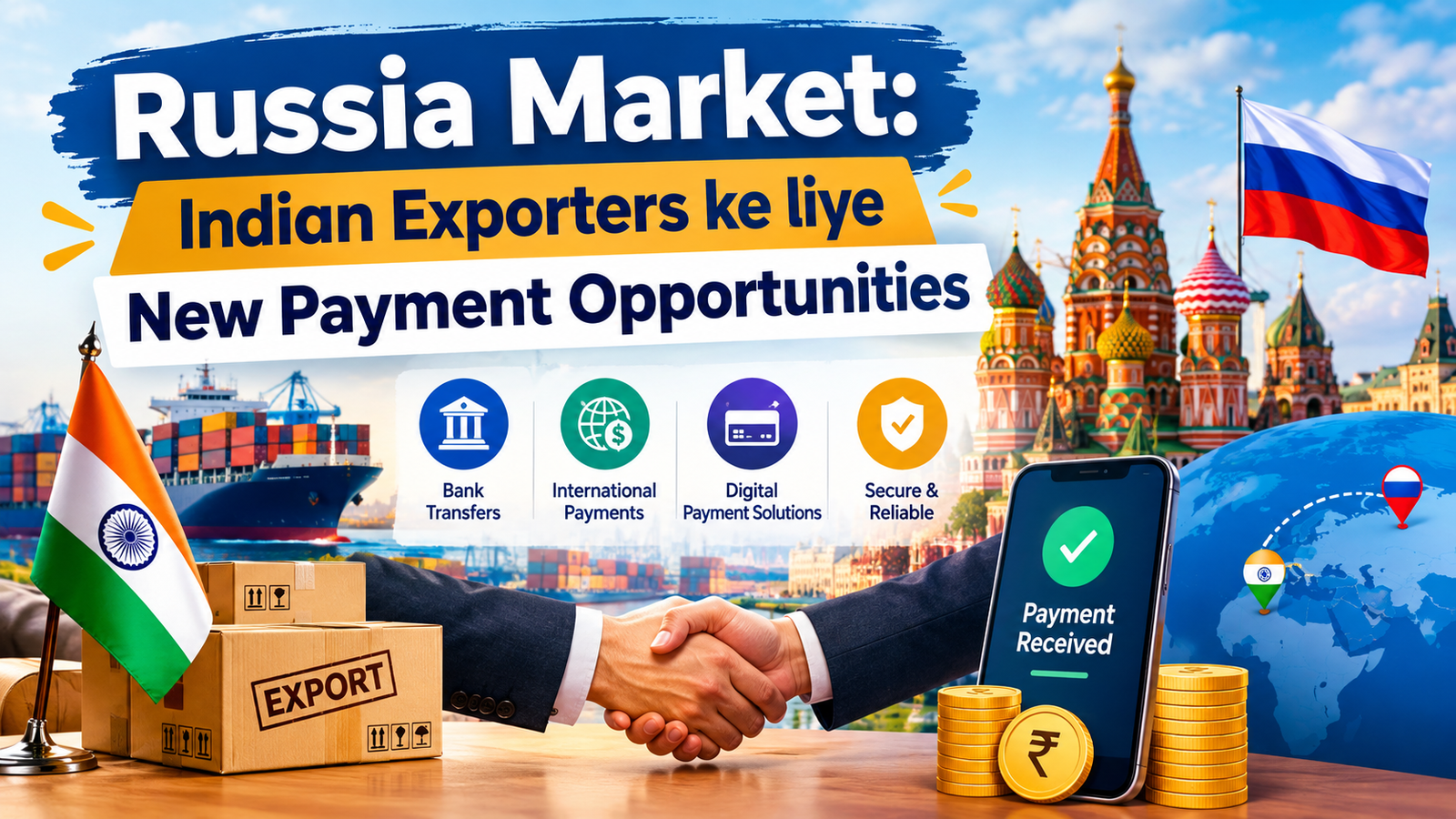 Russia Market: Indian Exporters ke liye New Payment Opportunities