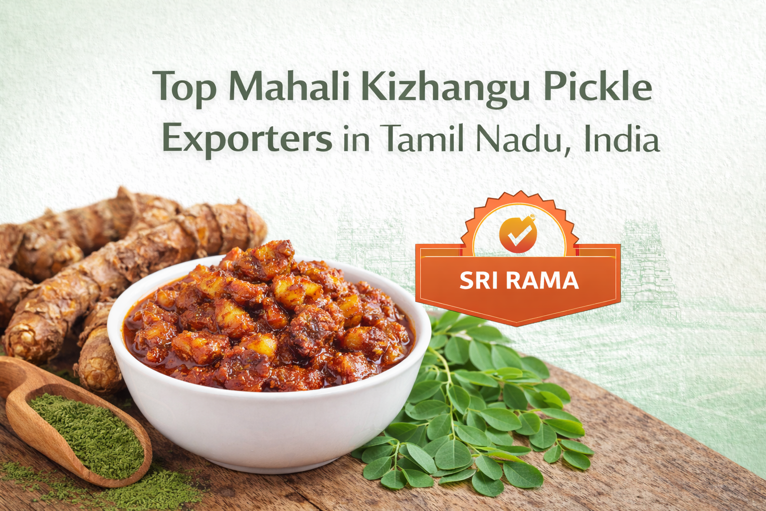 Top Mahali Kizhangu Pickle Exporters in Tamil Nadu, India