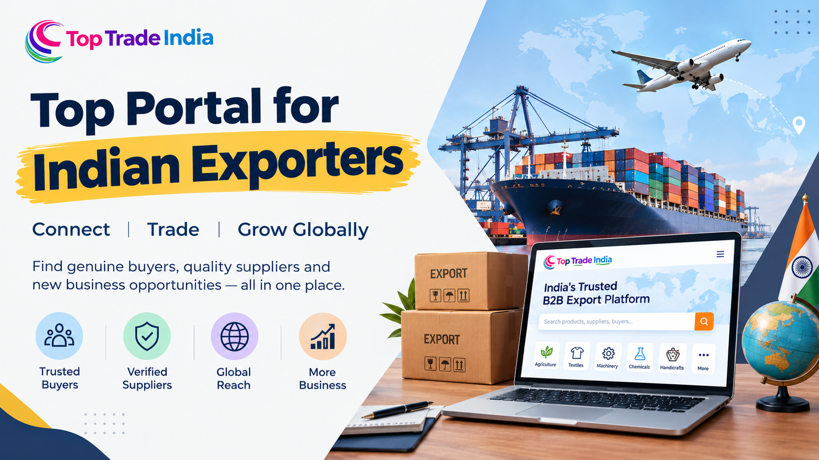 Top Portal for Indian Exporters – Top Trade India