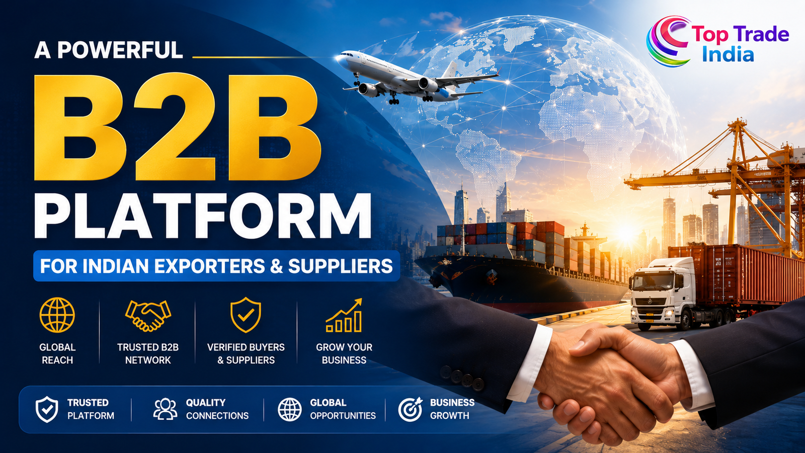 Top Trade India: A Powerful B2B Platform for Indian Exporters & Suppliers