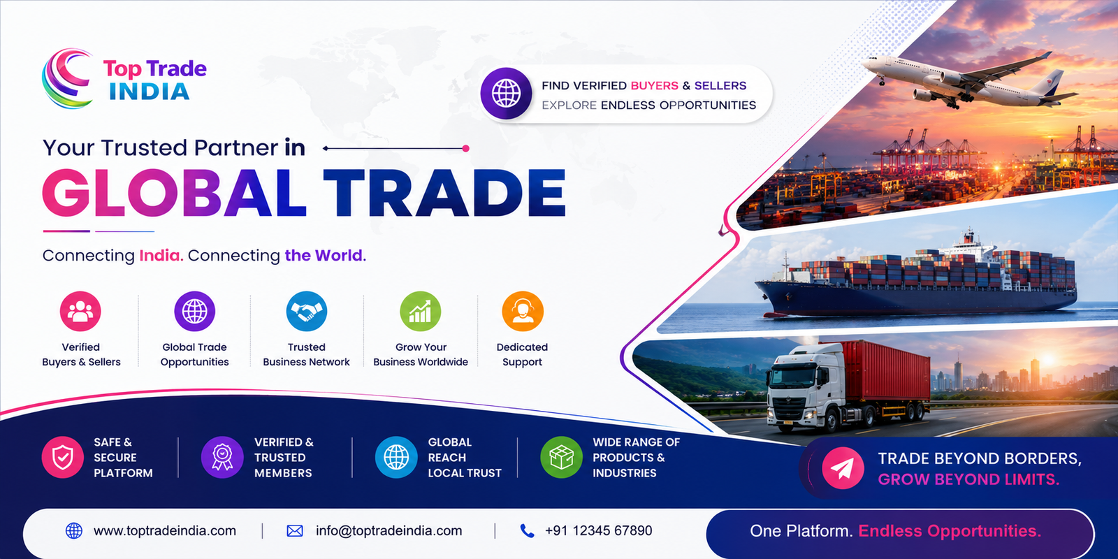 Top Trade India – Trusted Platform for Genuine Buyers and Sellers Worldwide