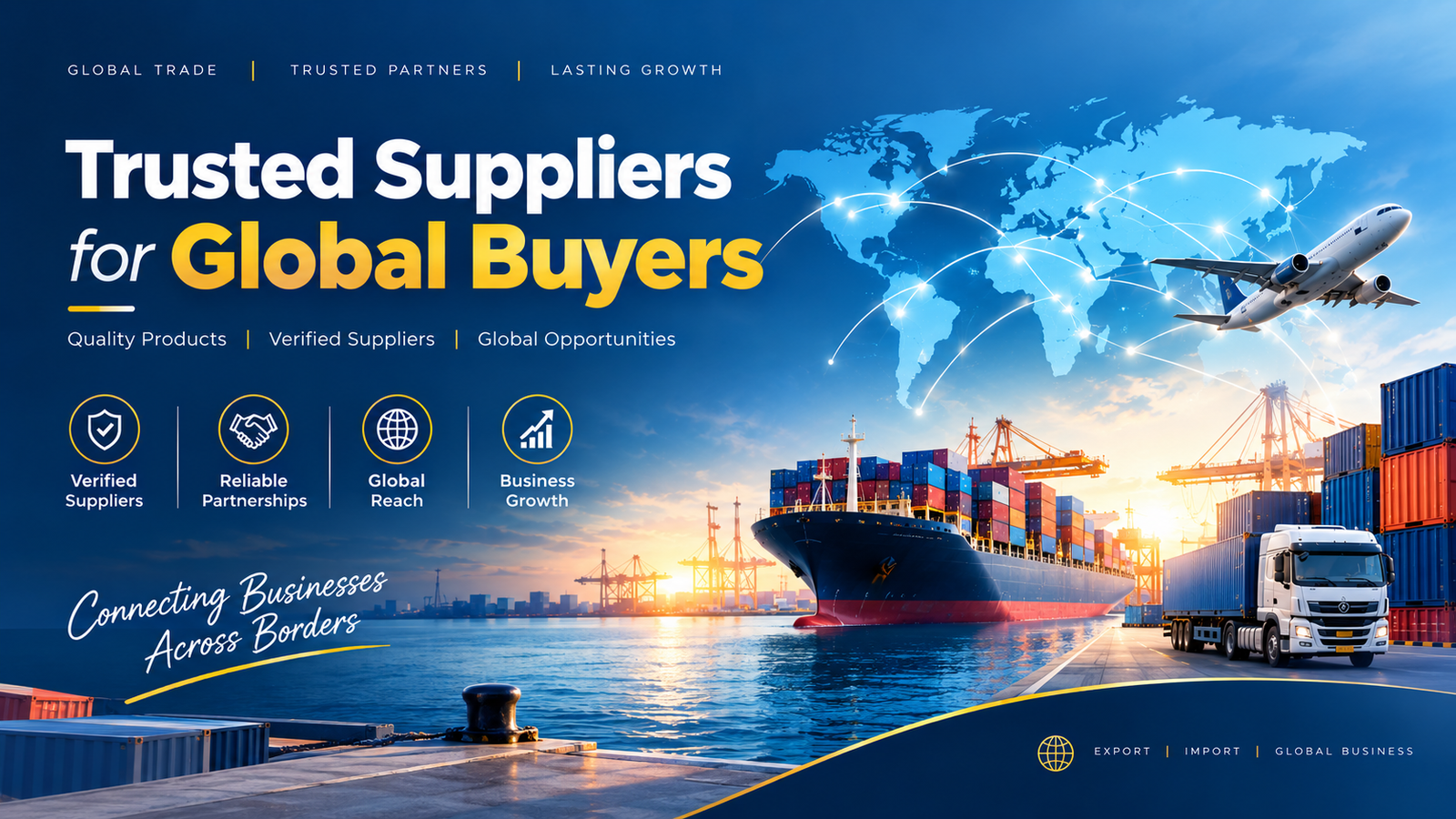 Trusted Suppliers for Global Buyers: Building Reliable B2B Connections