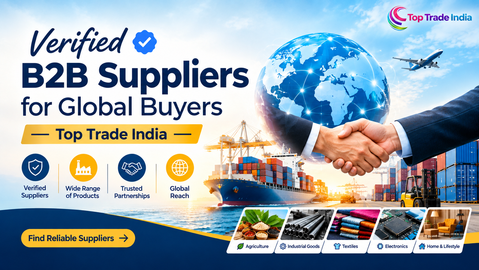 Verified B2B Suppliers for Global Buyers-Top Trade India