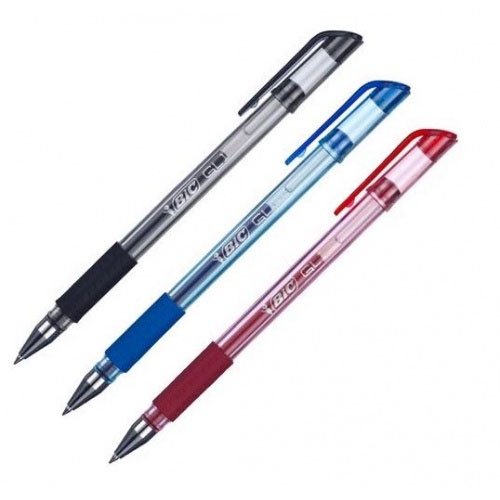 Ballpoint pens (black, blue, red ink)