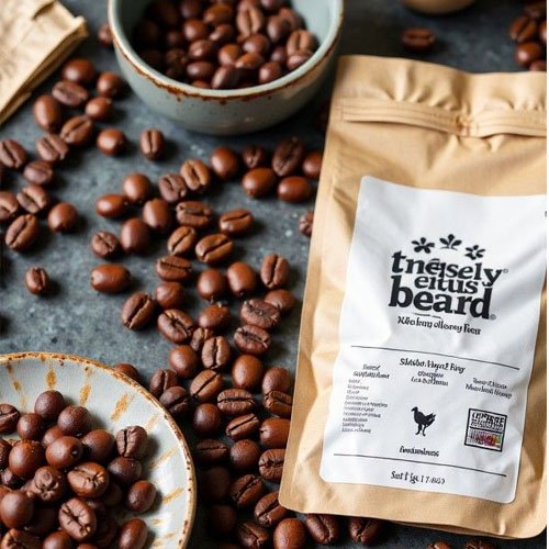 Whole bean coffee and coffee beans