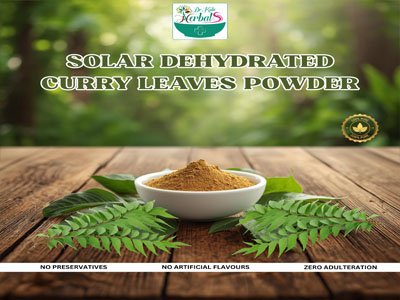 Solar dehydrated Curry leaf powder