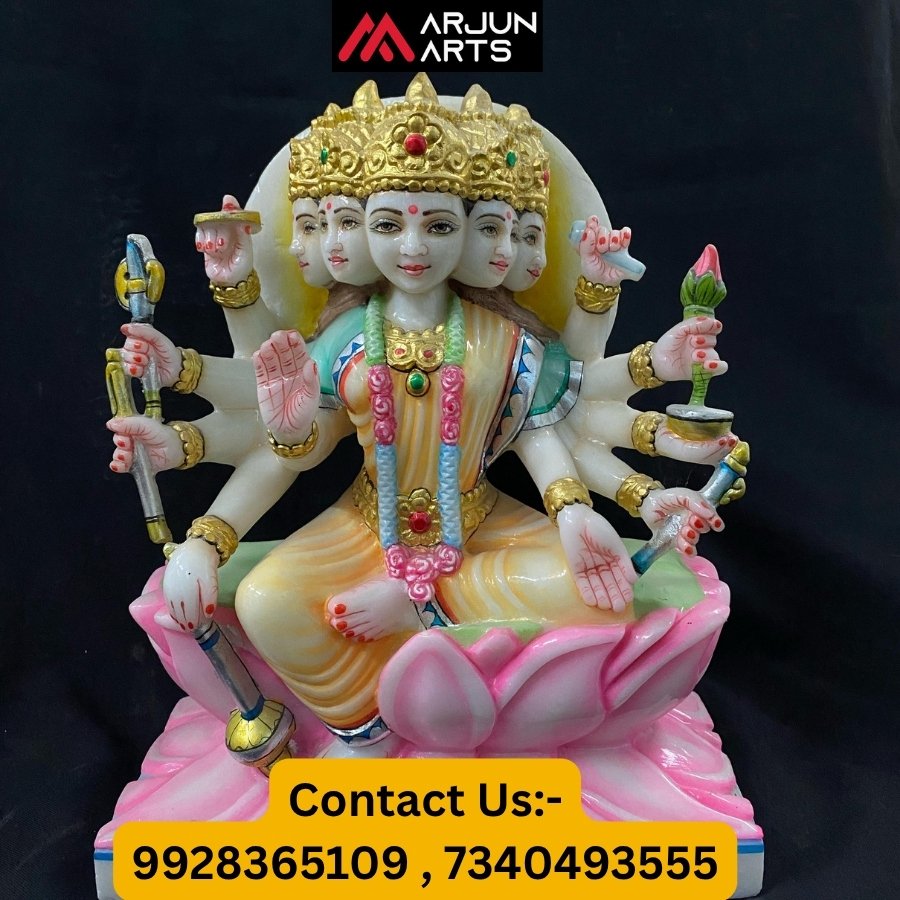  Saraswati Maa Marble Murti