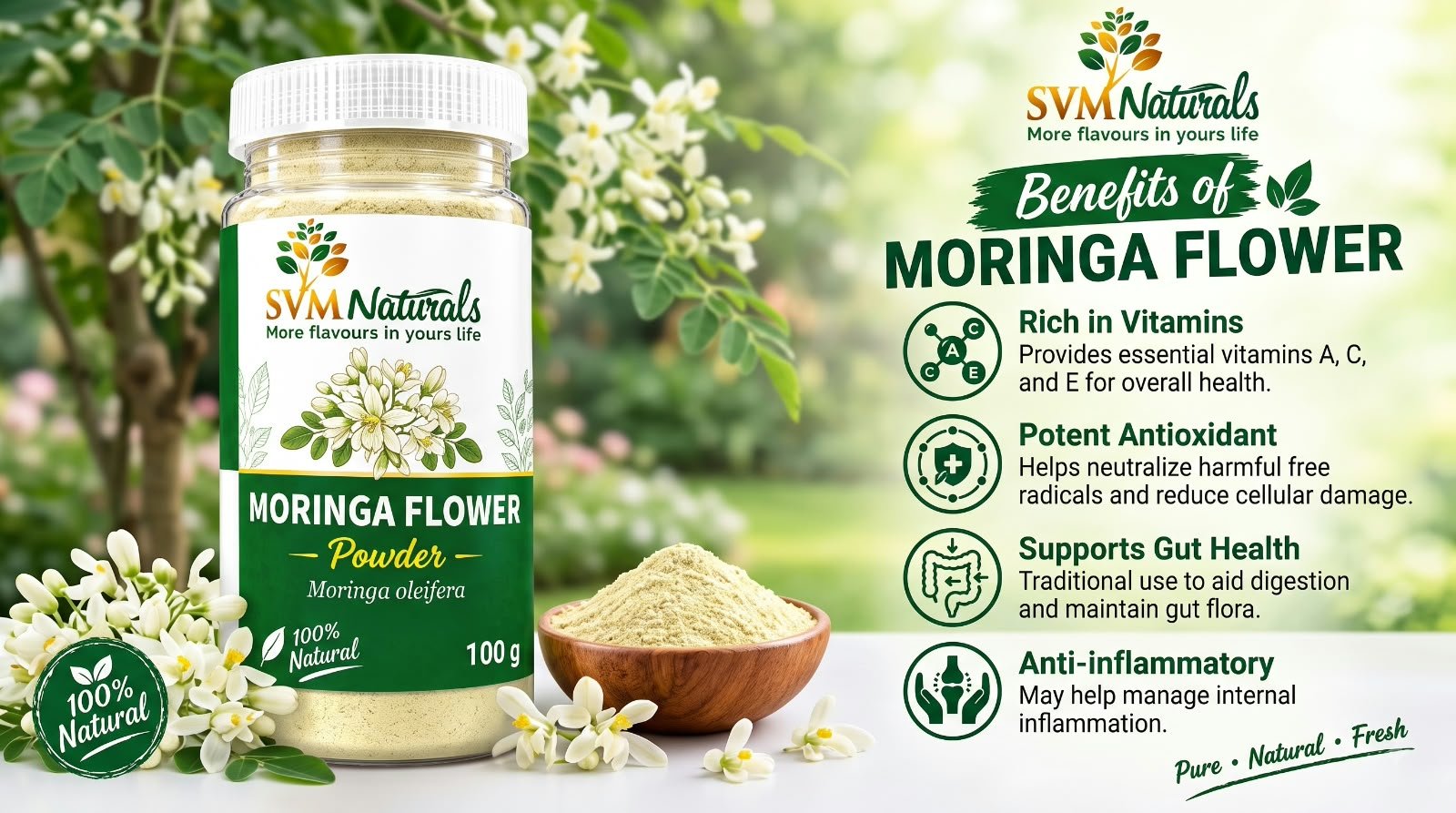 Moringa Flower Powder