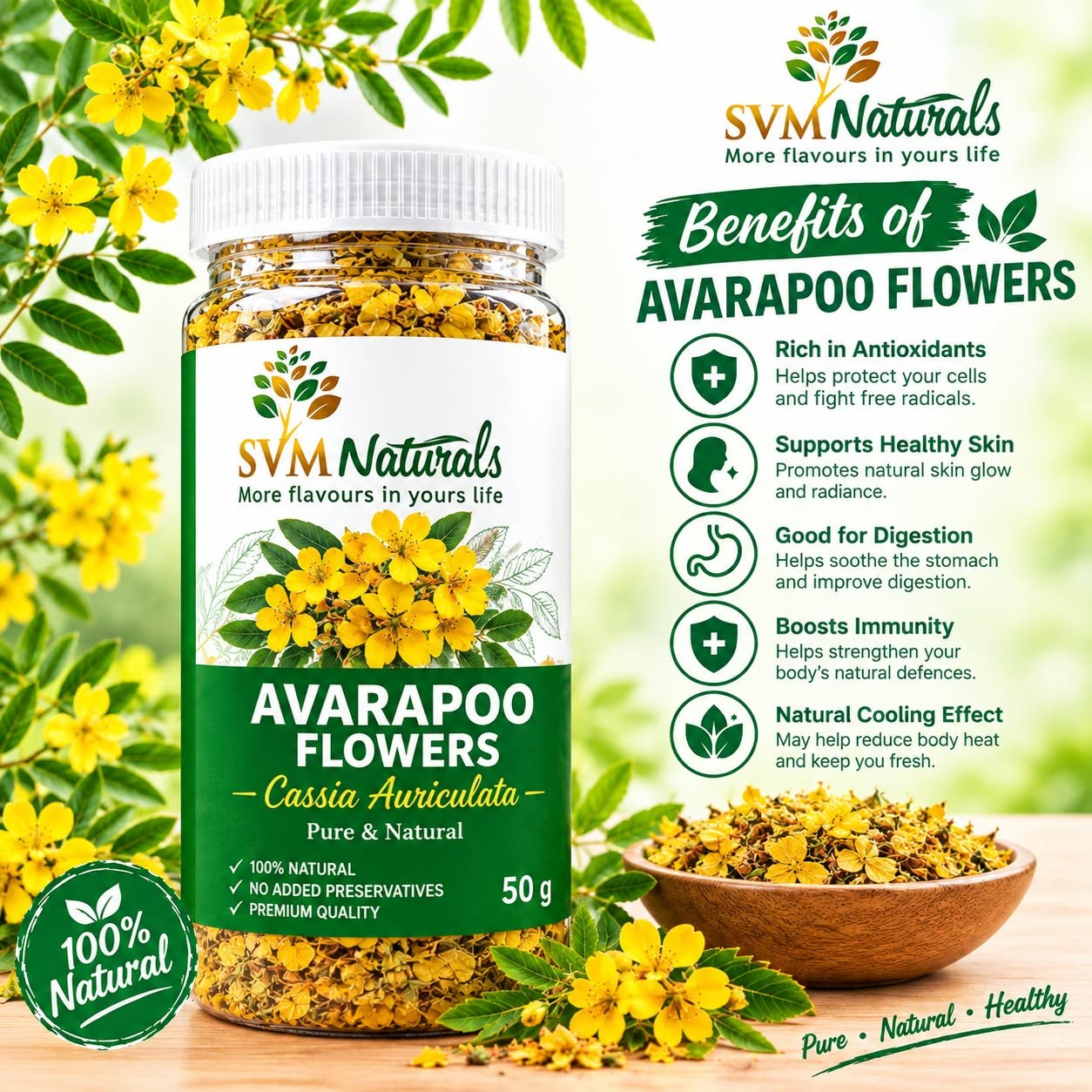 Avaram Poo Flowers