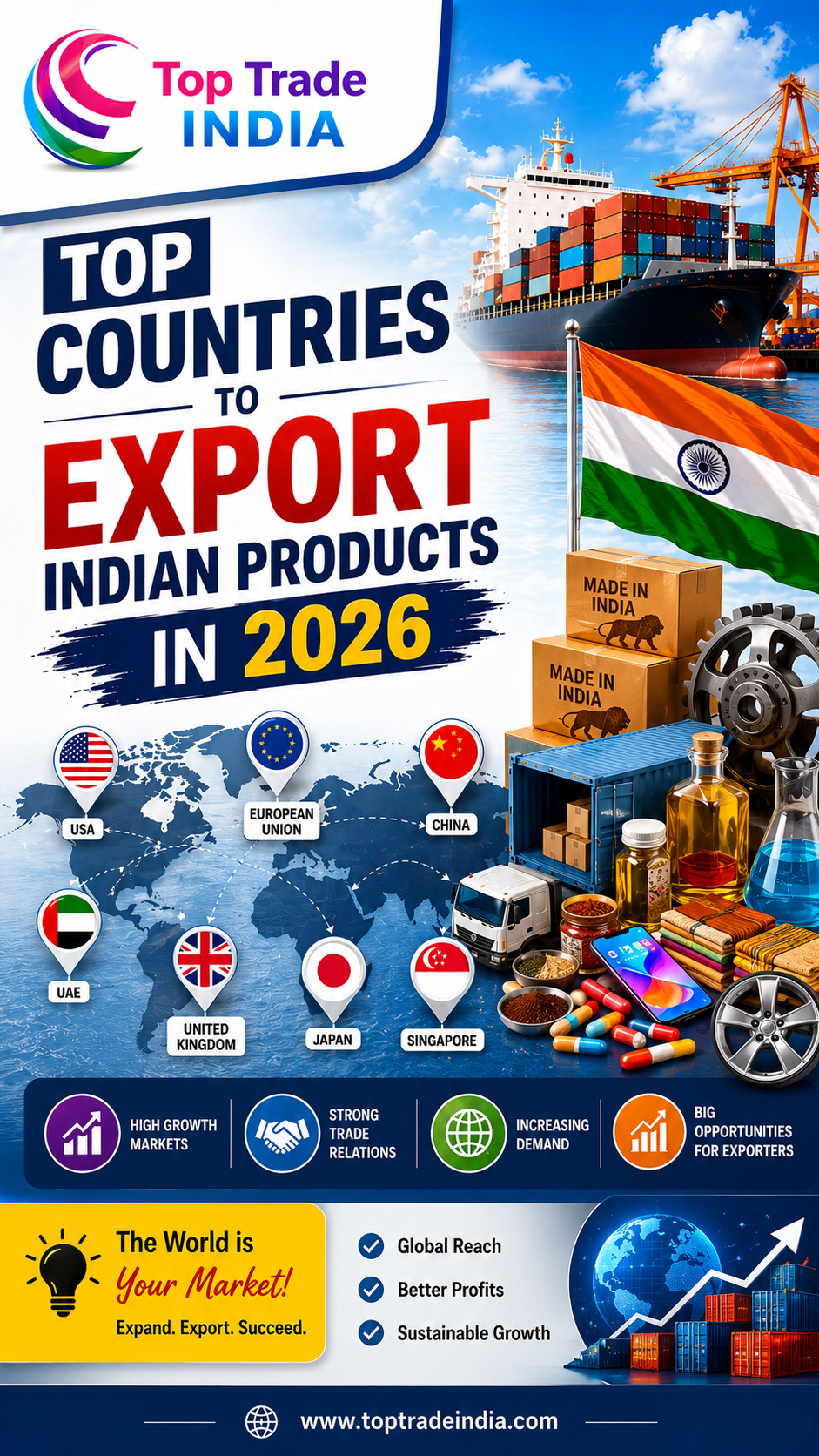 Top Countries to Export Products